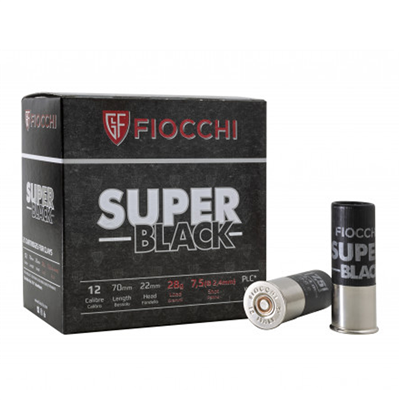 Fiocchi Super Black 12 Gauge 28grm 8.5 - Plastic Wad